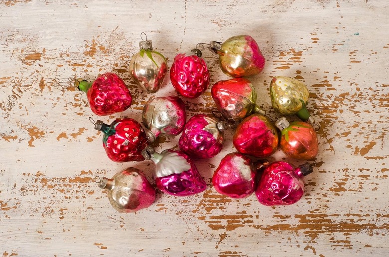 Strawberry ornaments