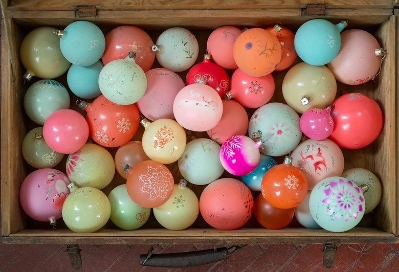 Pastel vintage ornaments