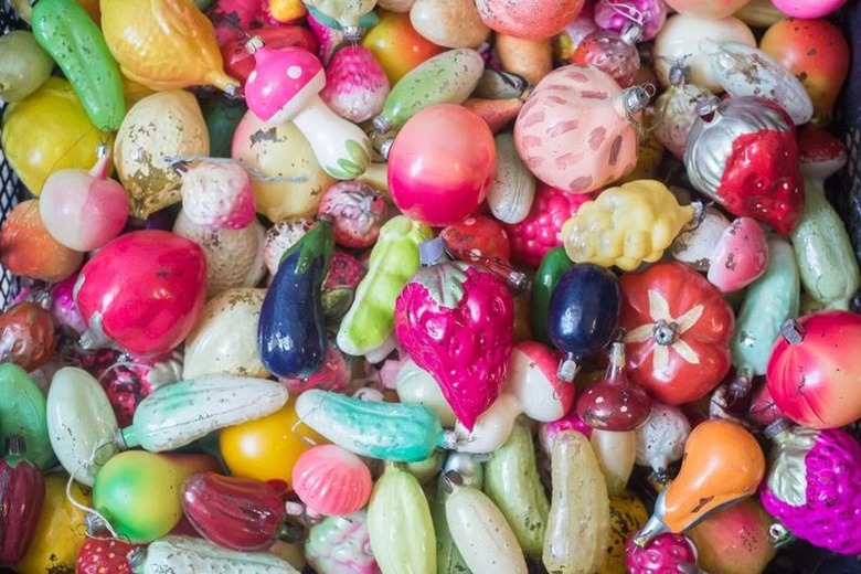 vintage food ornaments