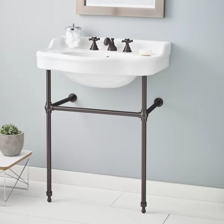 Antique bronze cheviot Bathroom sink