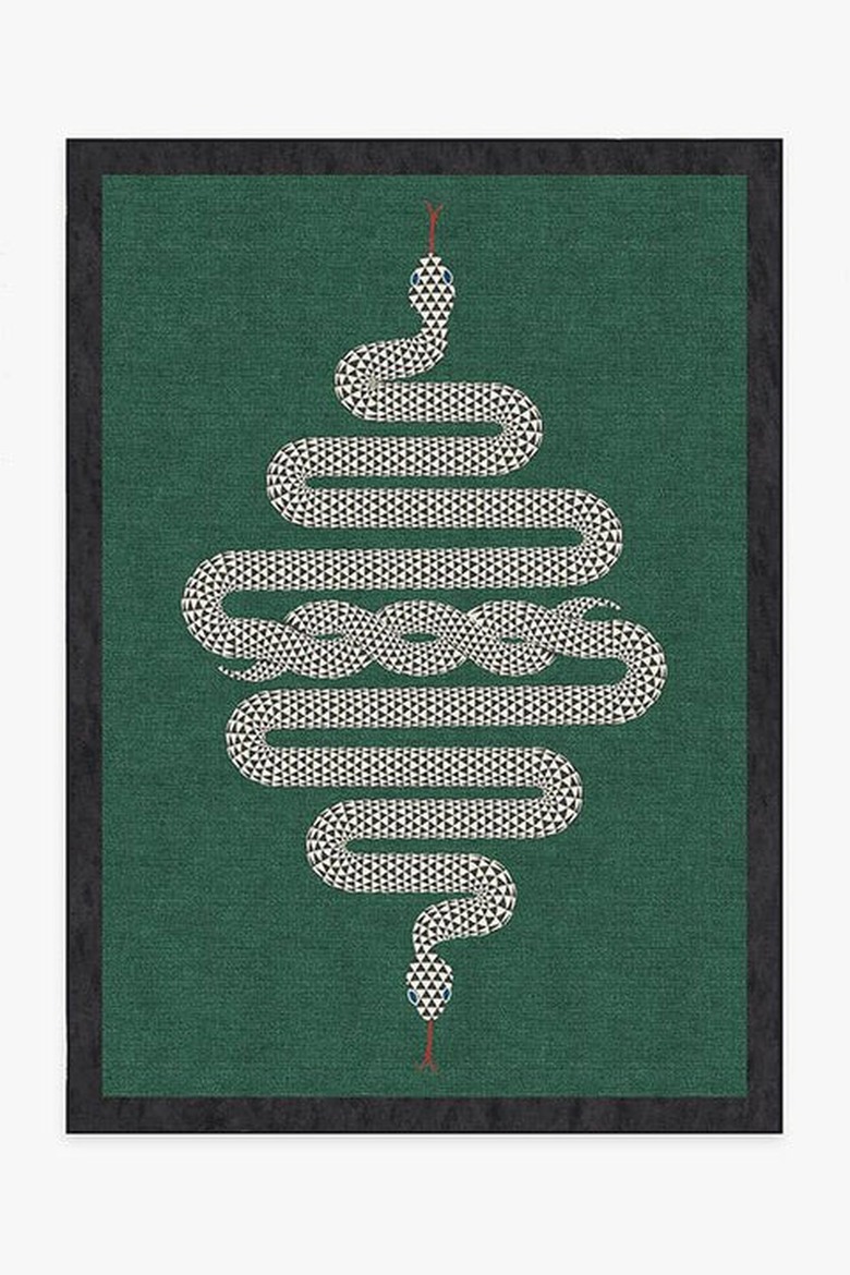 Ruggable Jonathan Adler washable snake area rug