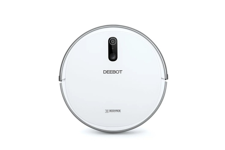 white robot vacuum