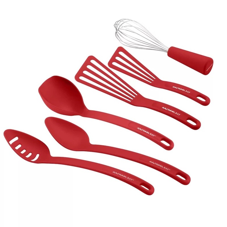 red cooking utensils