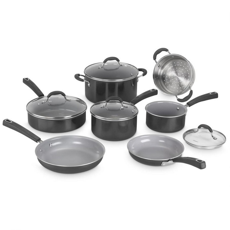 gray cooking set