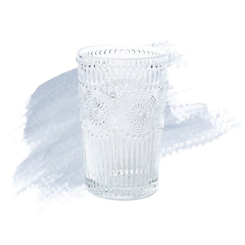 detailed drinking glass