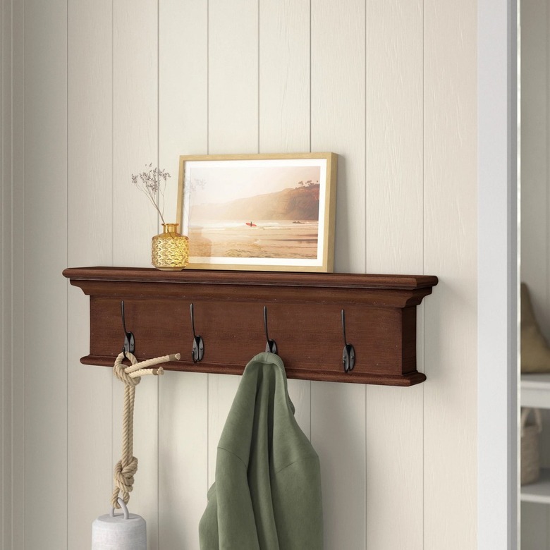 vintage-inspired hanging coat rack