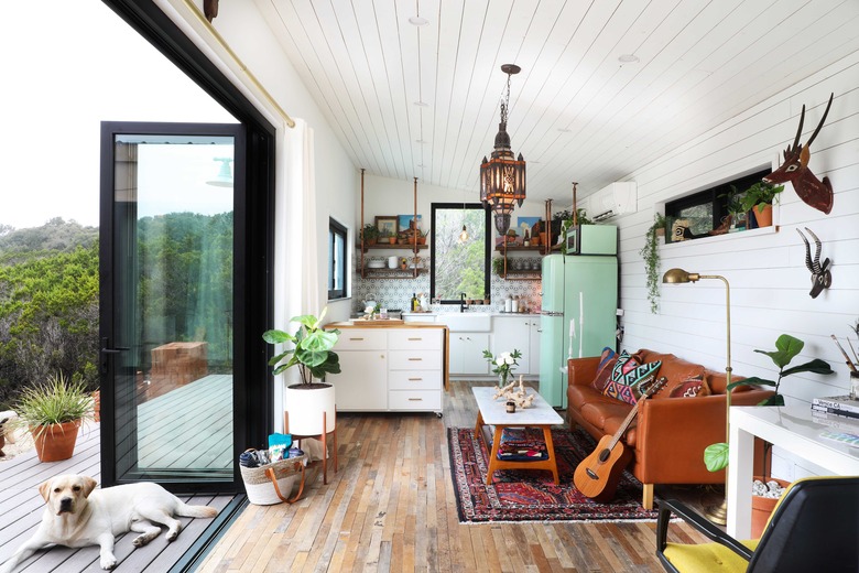 bohemian tiny home