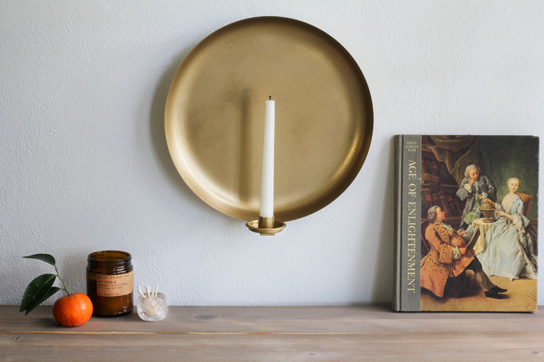 Target hack DIY wall sconce