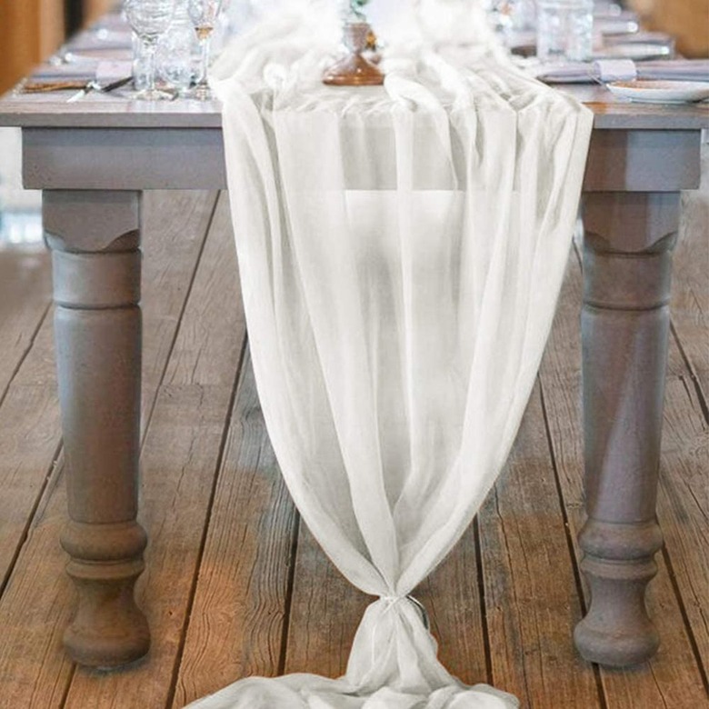 Chiffon Table Runner