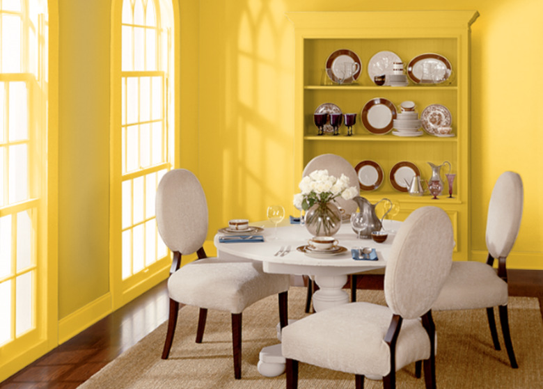 behr unmellow yellow paint color