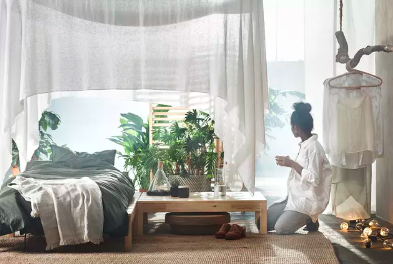 An image from a campaign promoting IKEA's 2018 wellness collection.