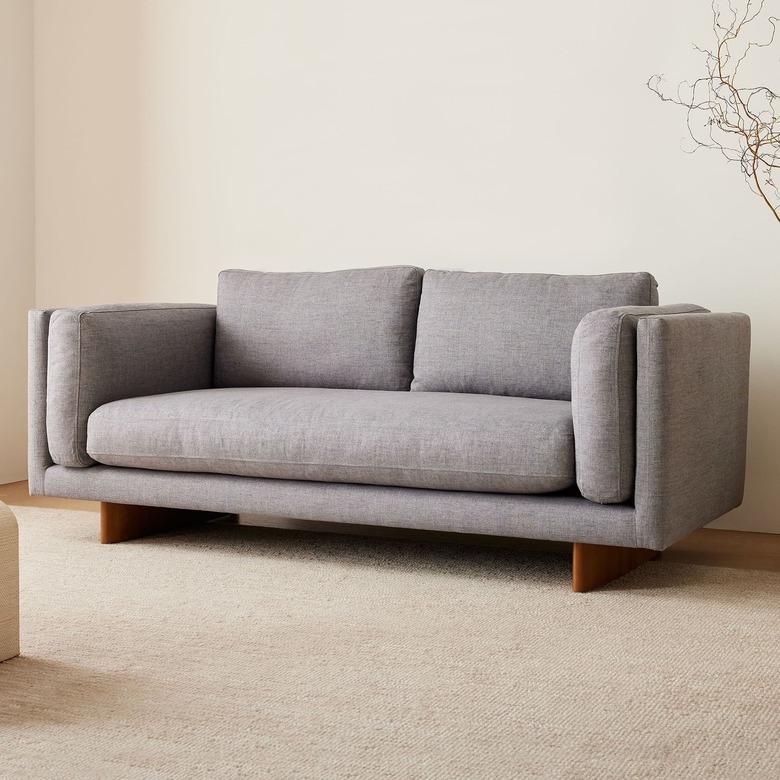 gray modern sofa