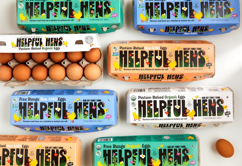 Blue Sky Family Farms helpful hens