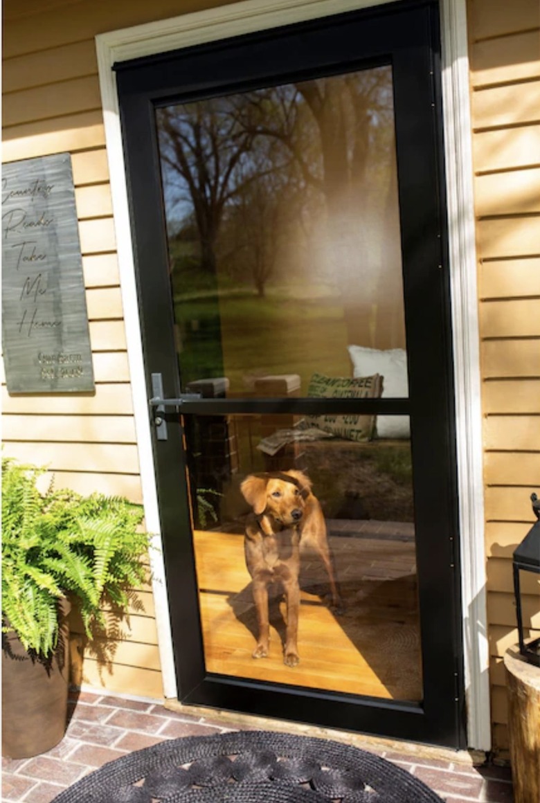 Retractable Screen Full-view Aluminum Storm Door