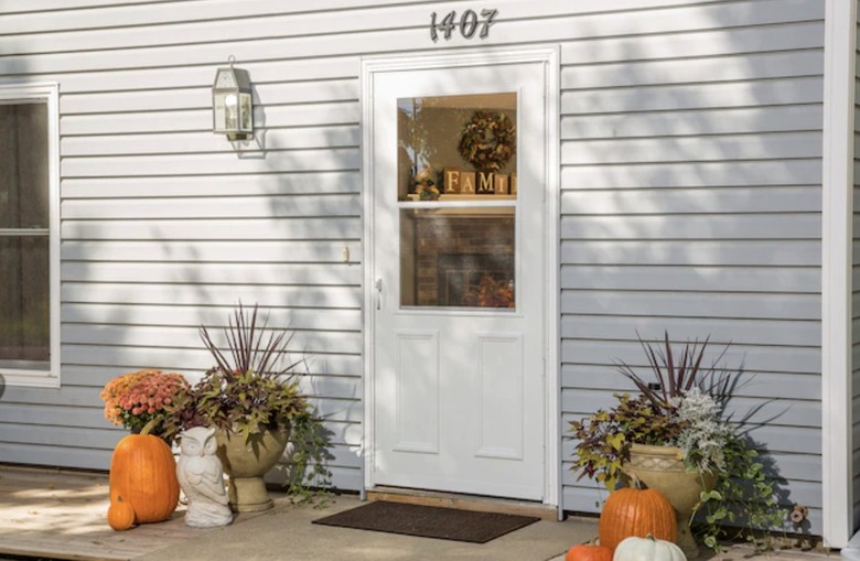 High-View Wood Core Storm Door