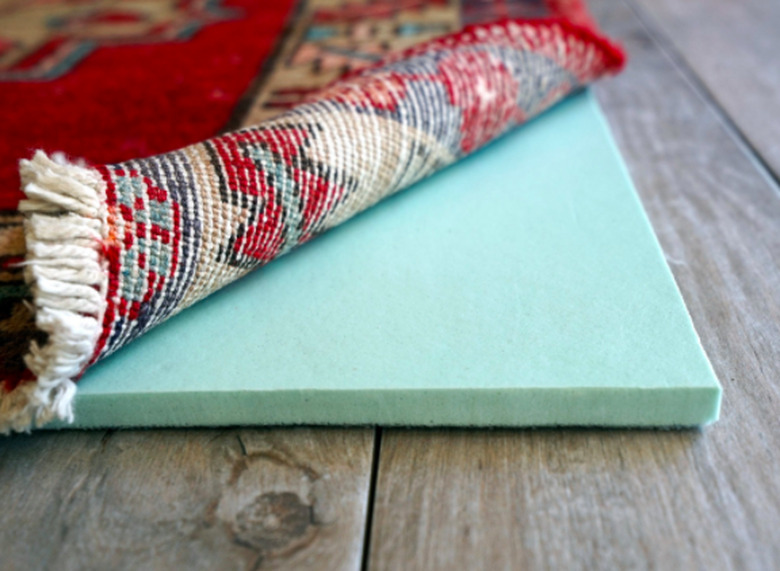 Memory foam carpet pad.