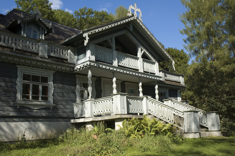 Old wooden houses are especially susceptable to thermal expansion and contracton.