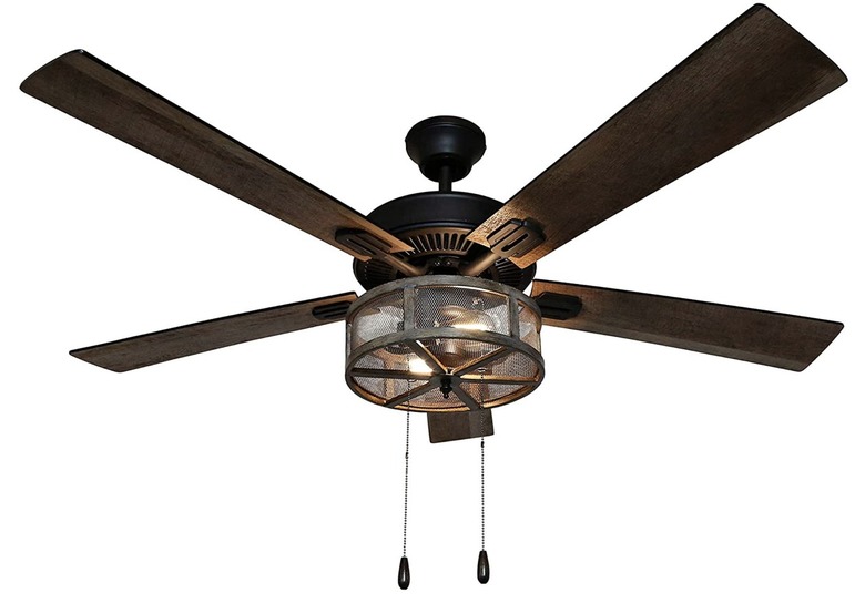 Farmhouse LED Ceiling Fan