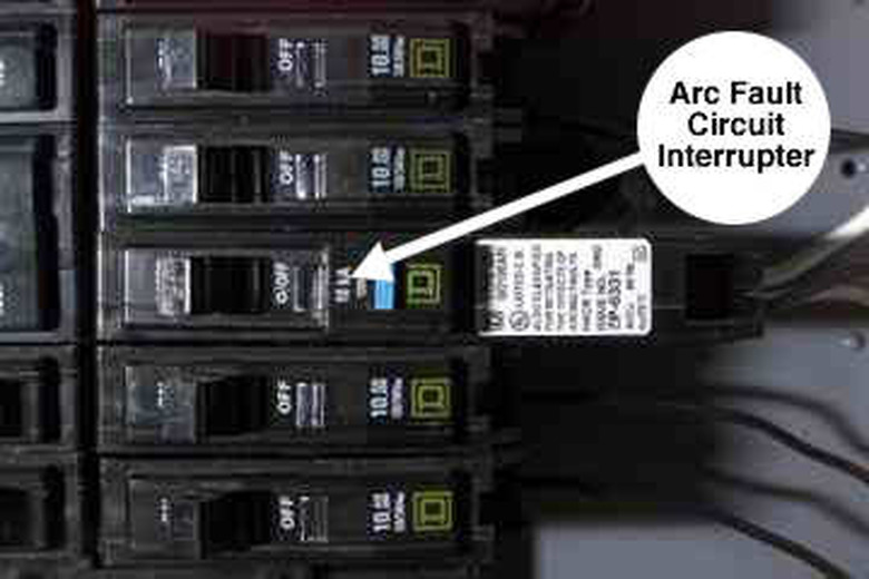 AFCI circuit breaker.