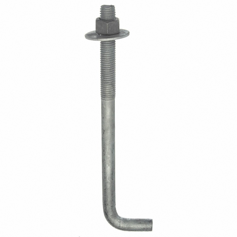 J-bolt concrete anchor