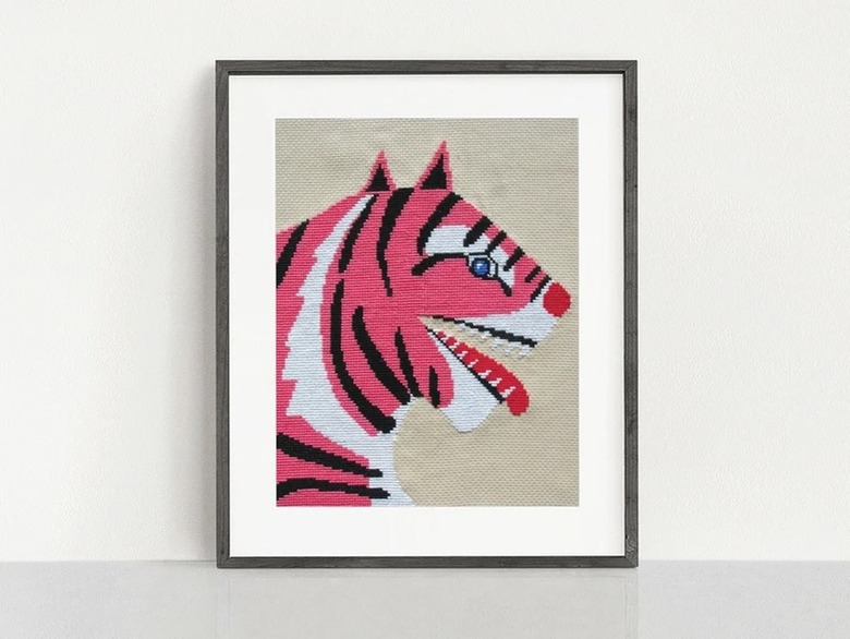 Budgiegoods' Lisa Congdon Fangs Out Cross Stitch Kit
