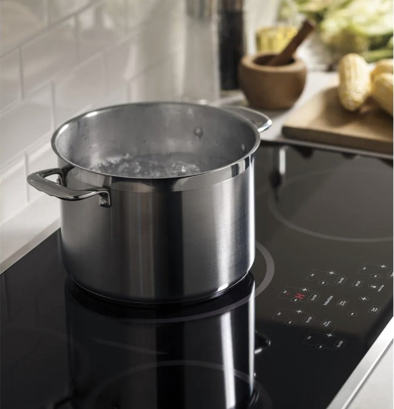 Black Stainless Steel Induction Electric Cooktop
