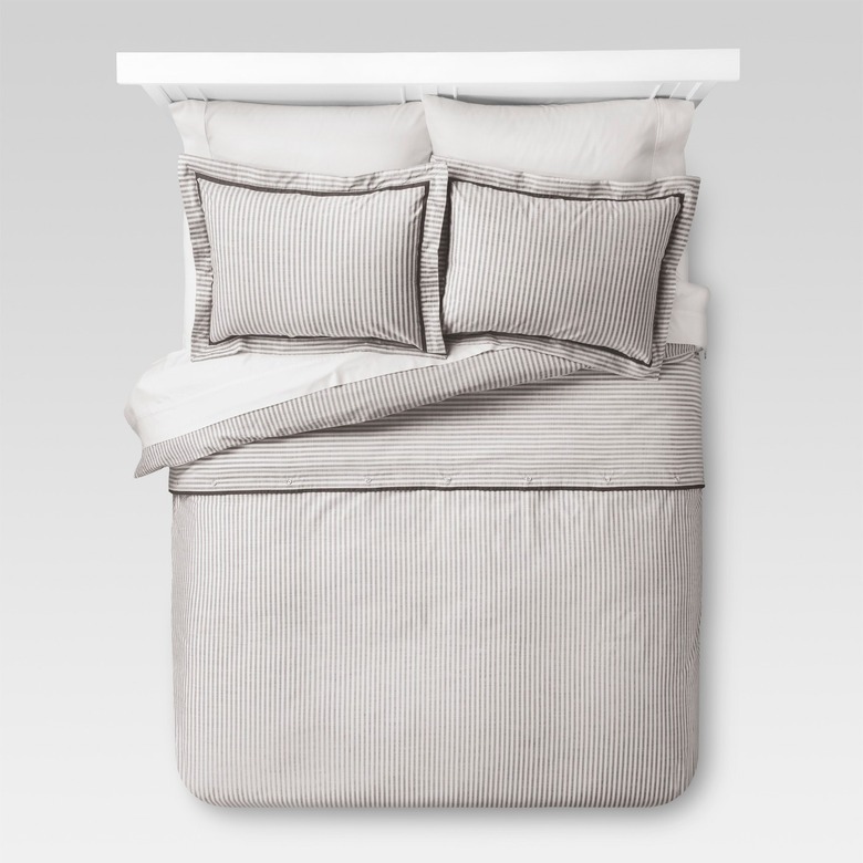 Threshold Yarn Dye Stripe King Duvet Set