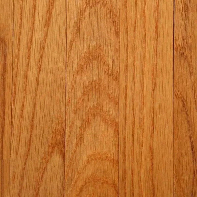 butterscotch colored oak hardwood
