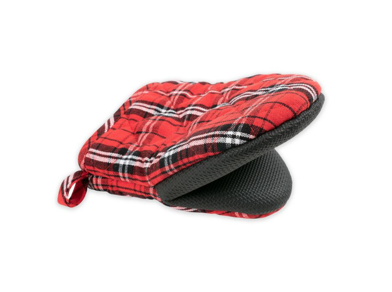 Plaid Neoprene Mini Oven Mitt