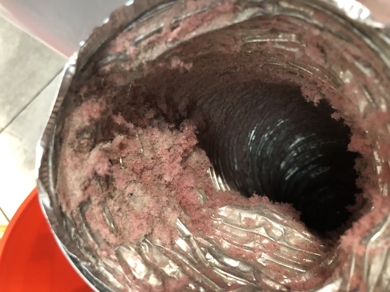 Dirty aluminum air dryer duct