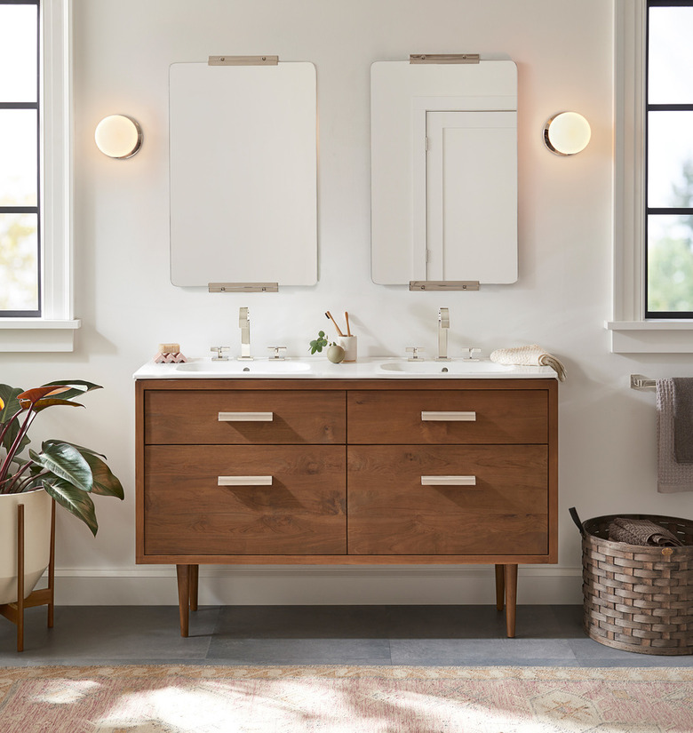 Marquam 56 Teak Double Vanity