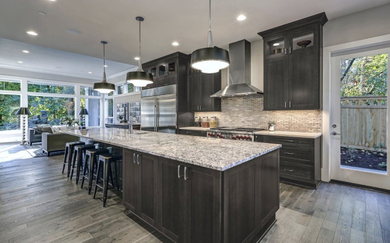 Fabu dark kitchen cabinets