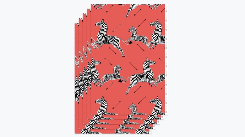 Scalamandre zebra wrapping paper