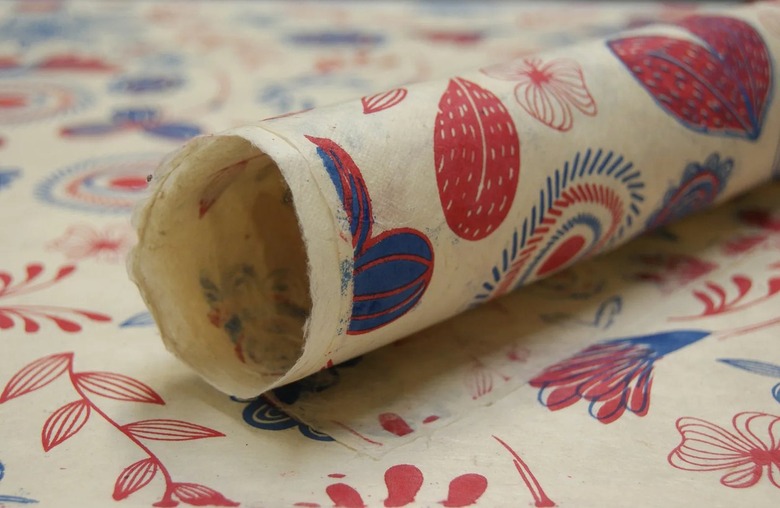Handmade gift wrap