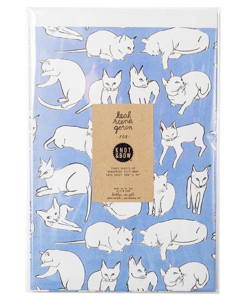 knot & bow wrapping paper