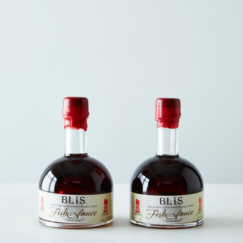 Barrel aged fish sauce