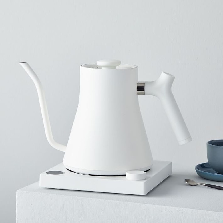 sleek pour-over electric kettle