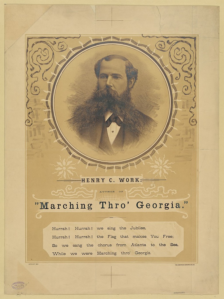 Image of sheet music featuring Henry Clay Work