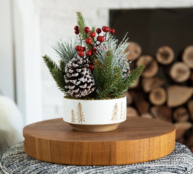Wayfair Holiday Mixed Floral Arrangement