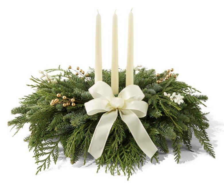 L.L. Bean Winter White Centerpiece