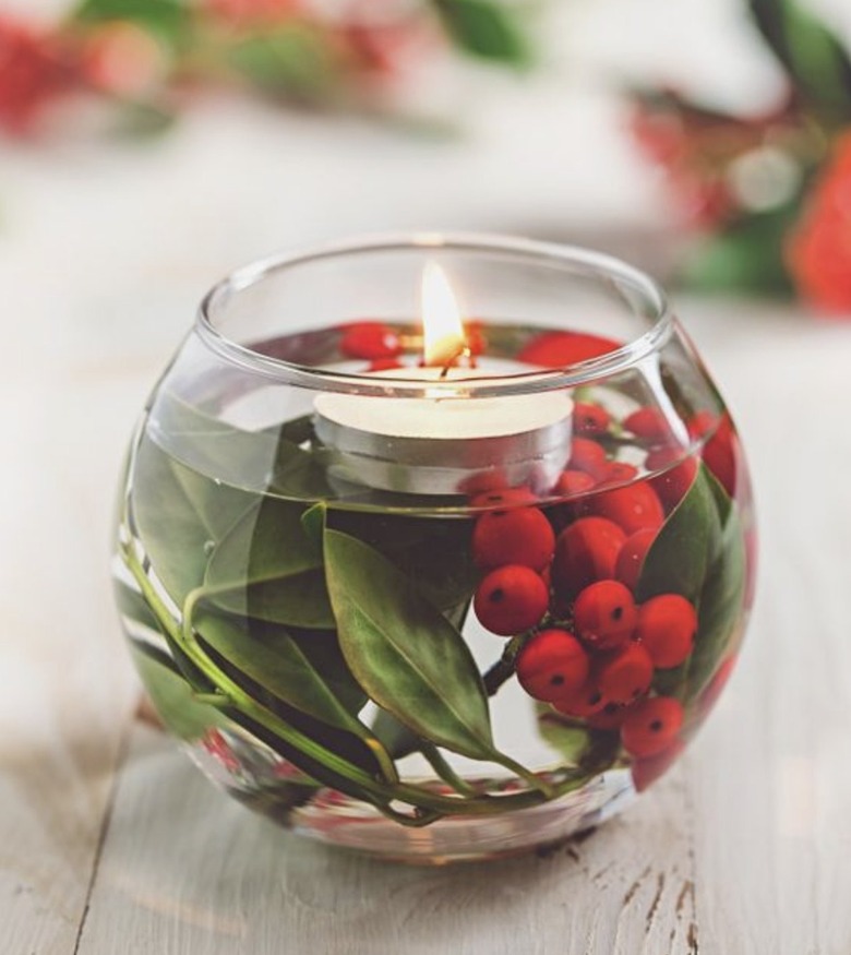 Floating Tea Light Centerpiece