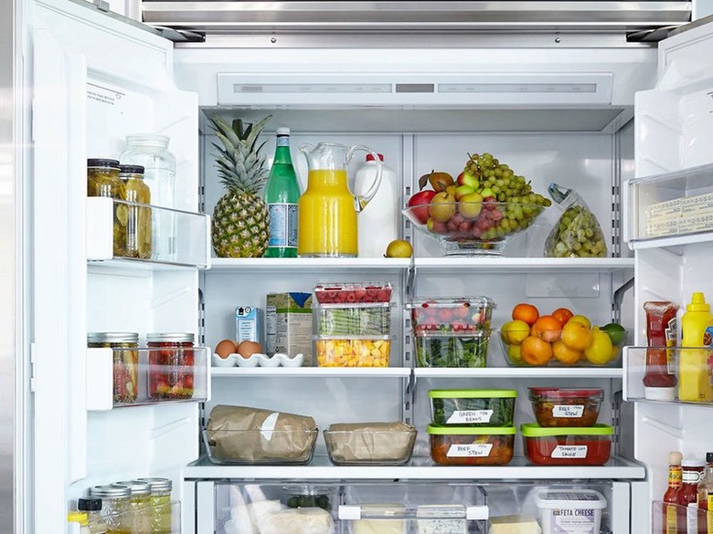 Inside refrigerator