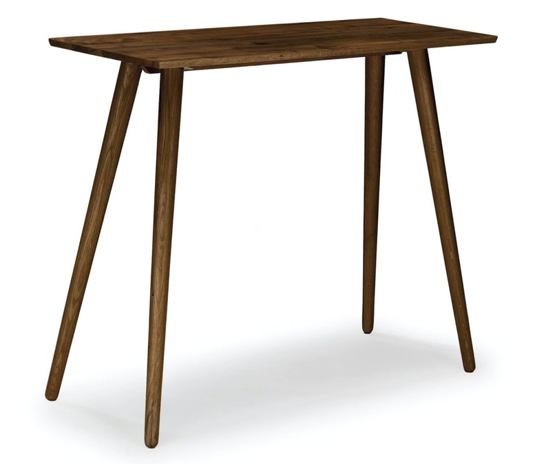 Black walnut rectangular bar table