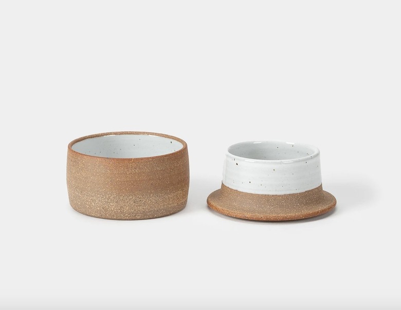 Amber Interiors Ceramic Butter Dish