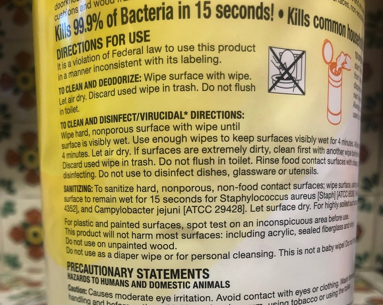 Target's Up & Up Disinfecting Wipes