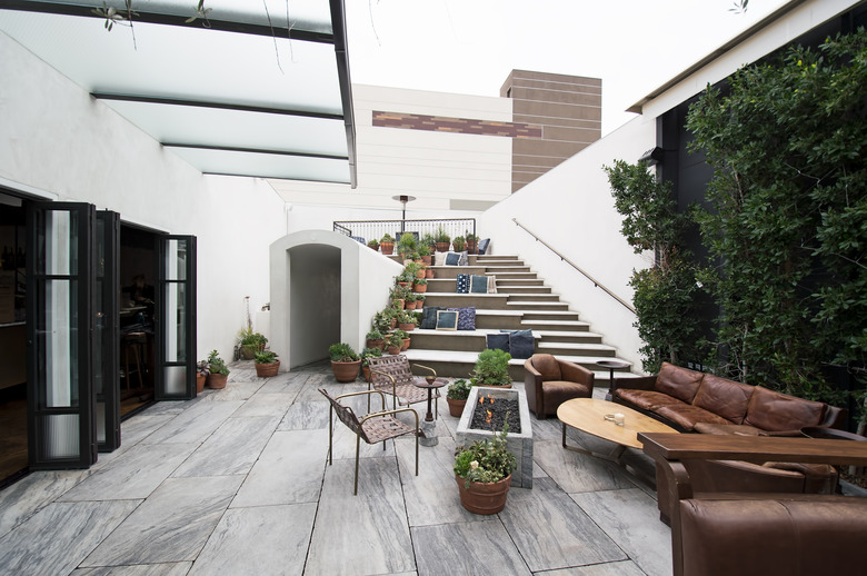 Outdoor patio at Ysabel