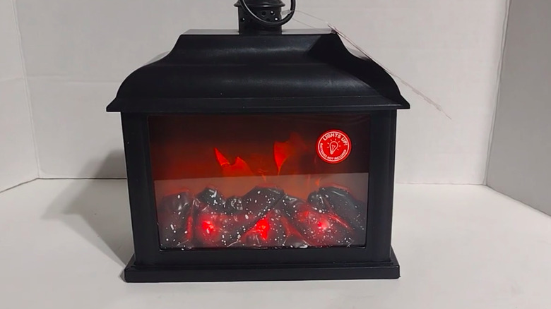 Dollar Tree's battery-powered flame lantern