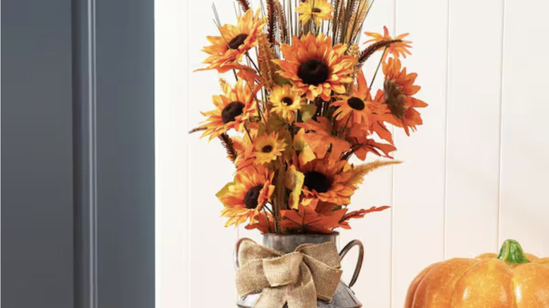 Glitzhome fall garlands from Home Depot