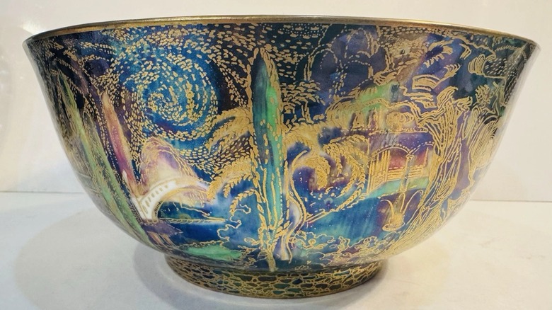 A Wedgwood Fairyland Lustre bowl