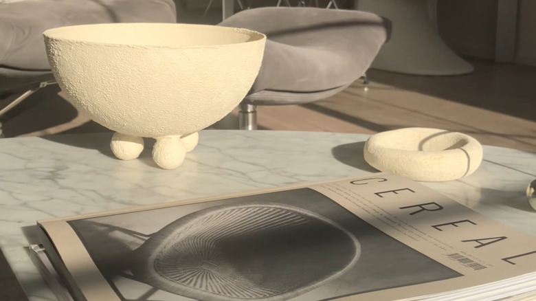Decorative Japandi bowl made from an IKEA serving bowl